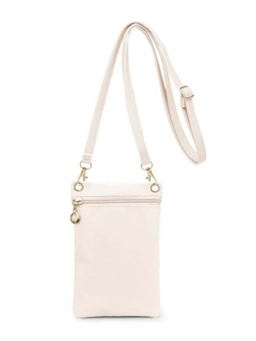 PU Leather Crossbody Phone Purse Small Zipper Shoulder Bag for Shopping